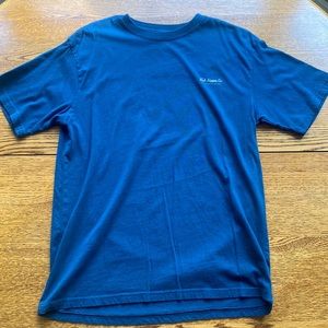 Navy blue M fish hippie shirt sleeve t-shirt